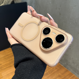 轻薄磨砂p70ultra全包镜头透明磁吸80promax简约时尚 适用于华为pura80pro手机壳新款 高级感防摔硬 防指纹