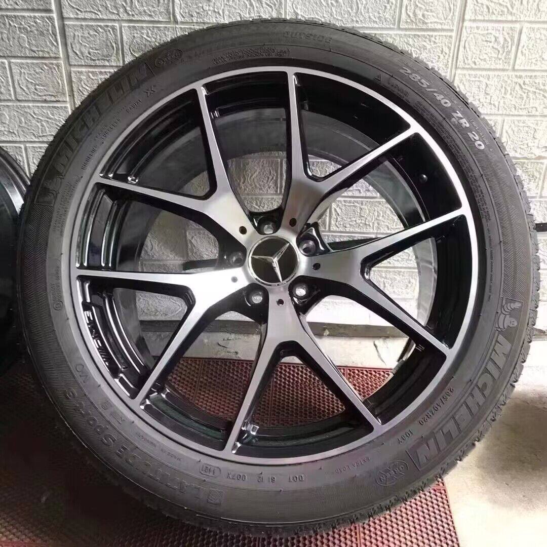 20寸奔驰glc43 AMG 原厂原装轮毂轮胎 glc200 glc260 glc300