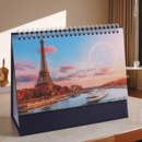 和创台历 台历中国风世界风光花卉艺术月历商务家用桌面摆件打卡记事本日历企业定制小礼品 2026马年创意个性