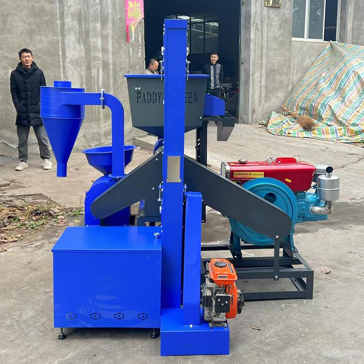 碾米机设备厂家五谷杂粮粉碎机细糠粉碎碾米机打米机新款剥谷机