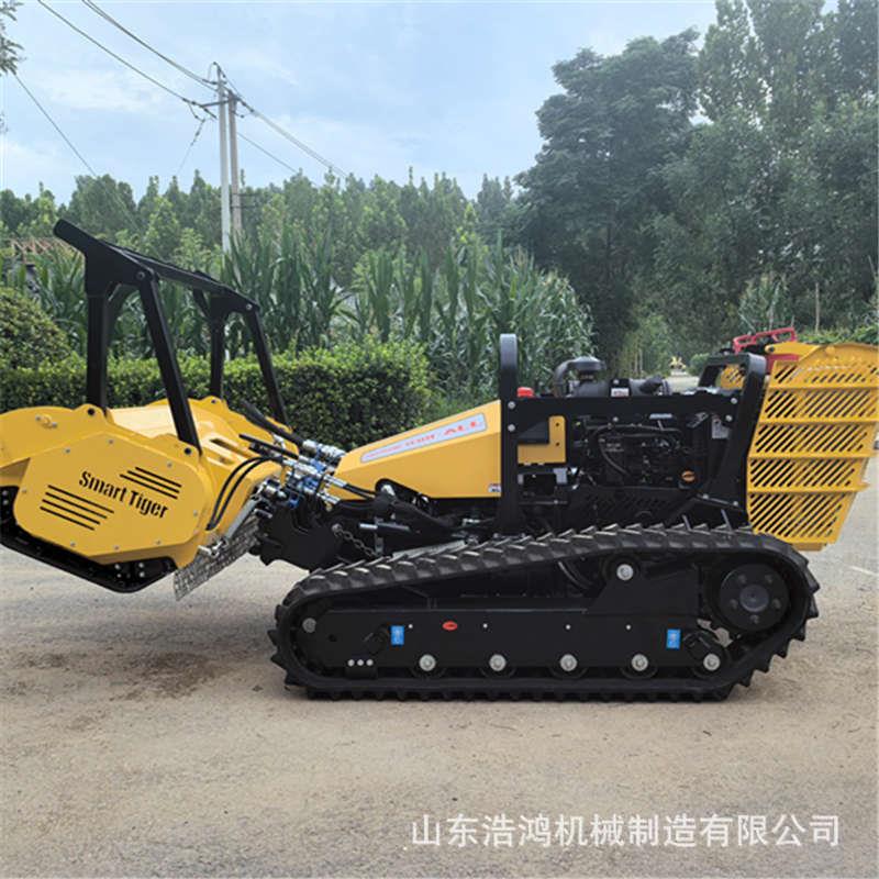 全地形隔离带开辟车消防遥控拓荒机器人大马力森林荒山垦荒机