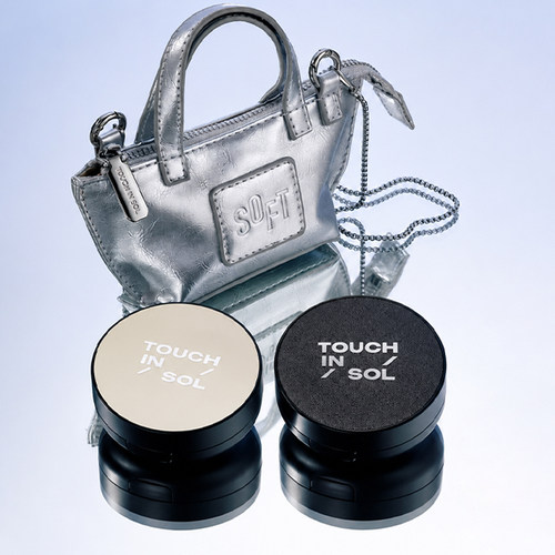 韩国TOUCH IN SOL水光轻薄保湿遮瑕控油持妆清爽奶油肌奶皮子气垫