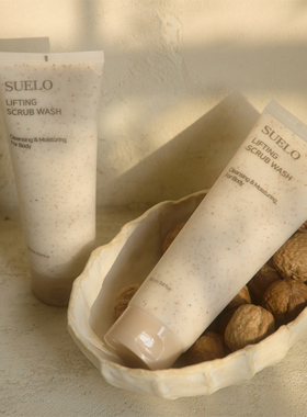 【韩国直邮】SUELO低分子胶原蛋白身体磨砂洗浴露 250ml