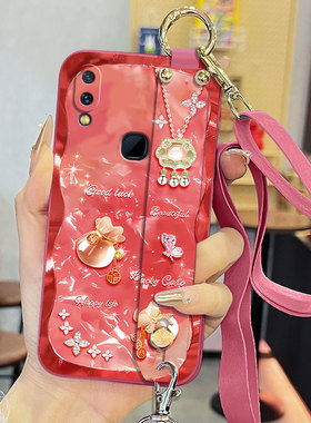 适用于vivoX21s手机壳x21i/x21ia/x21屏幕指纹版新x21后置指纹全包背带保护套V1814A简约女款防摔个性网红潮