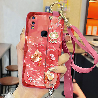 适用于vivoX21s手机壳x21i/x21ia/x21屏幕指纹版新x21后置指纹全包背带保护套V1814A简约女款防摔个性网红潮