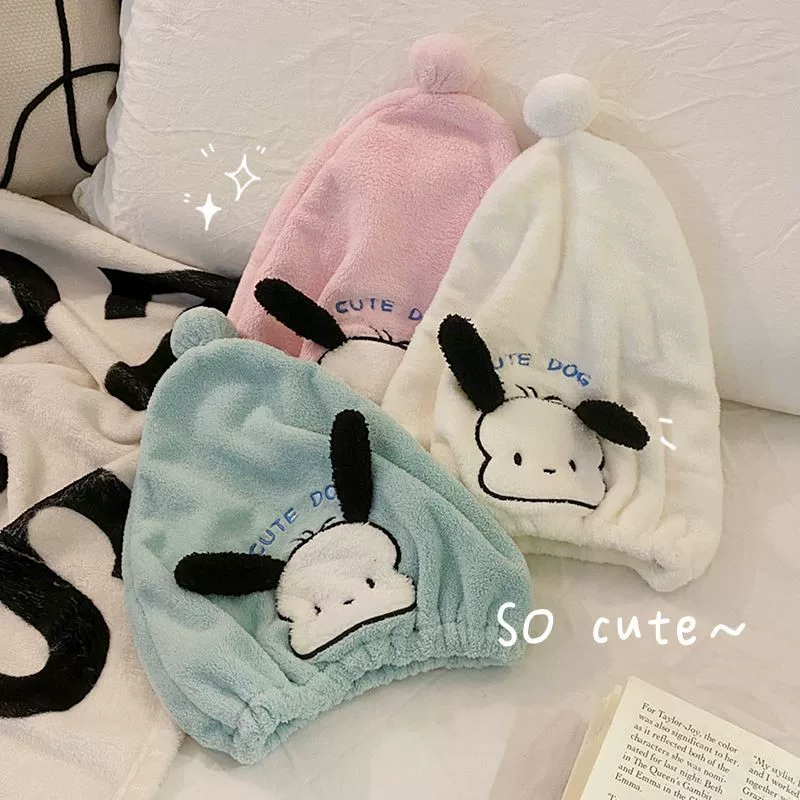 cute hair towel, quick dry scarf, shower cap, water absorbent, 2023 collection
