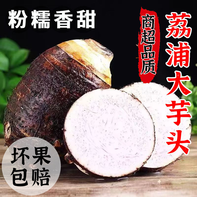 广西荔浦新鲜大芋头新鲜现挖现发