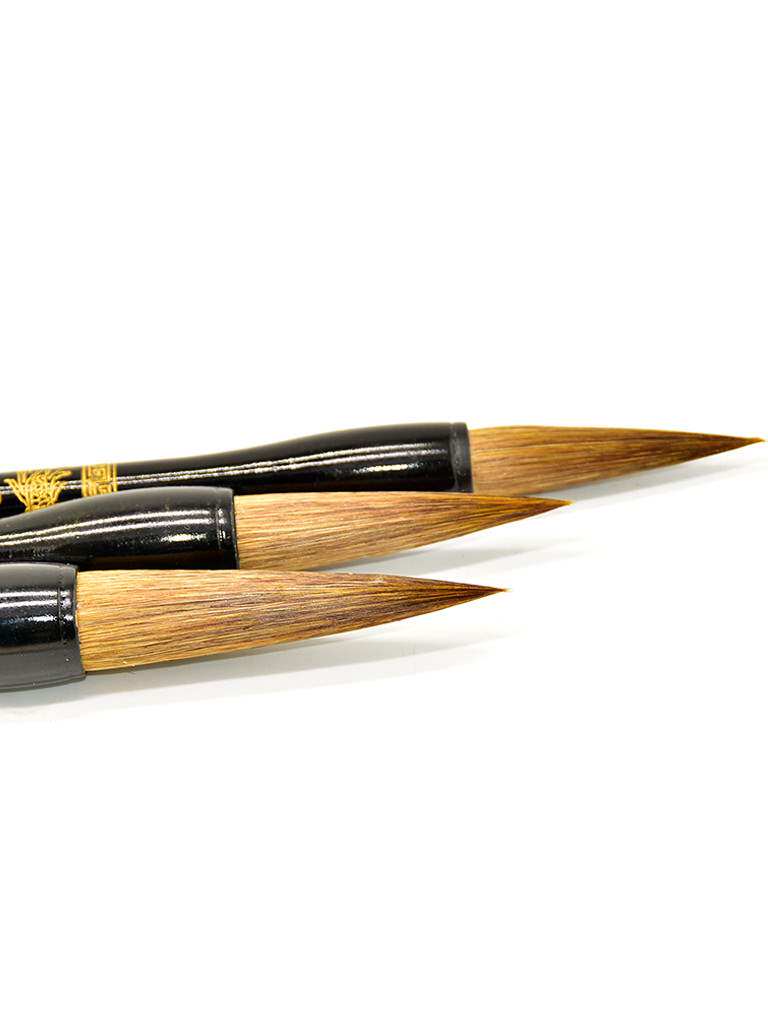 套装羊毫初学者成竹堂毛笔狼毫兼毫小楷中楷大楷行书楷书斗笔抓笔