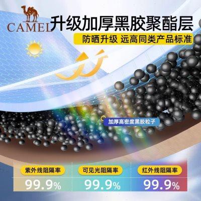 【三叉戟】骆驼户外露营黑胶天幕帐篷野营防晒防水装备野餐遮阳棚