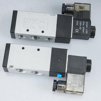 亚德客型气C动电磁阀控制器4V310-10二位五通2单头D4 AC220V气阀