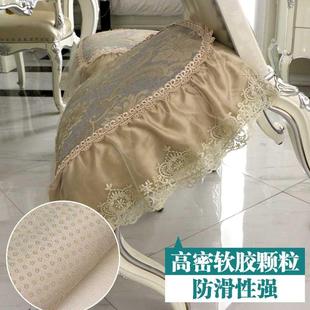 餐椅垫凳子垫餐桌布艺奢华蕾丝椅子坐垫客厅带绑带家用座椅垫 欧式