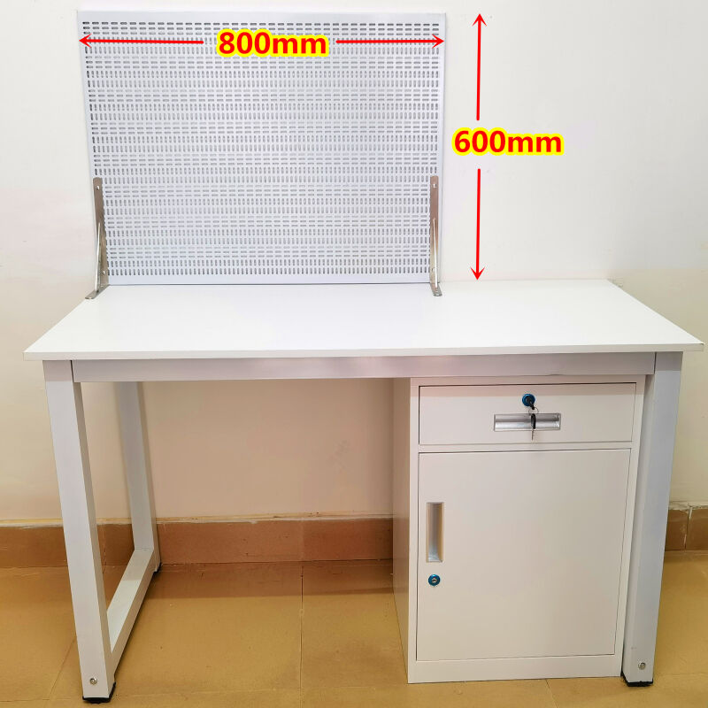 X800750X1200电工PLC实训台桌子实验台架子多孔安装板网孔板60新