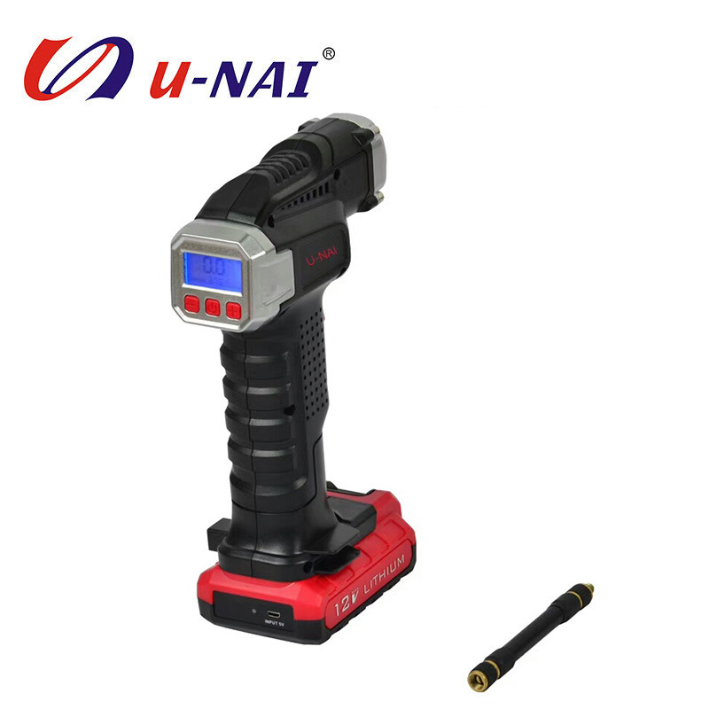 UN-4074随车打气泵 定制汽车轮胎打气表 易操作远行充气泵打气表