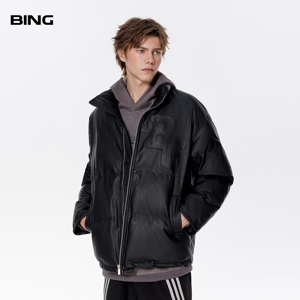 BING国潮冬季新款棉衣男