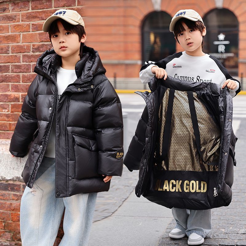 2025新款儿童羽绒服中长