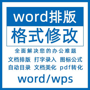 修改pdf文档转文字打字代录入编辑优化美化 word排版 制作格式