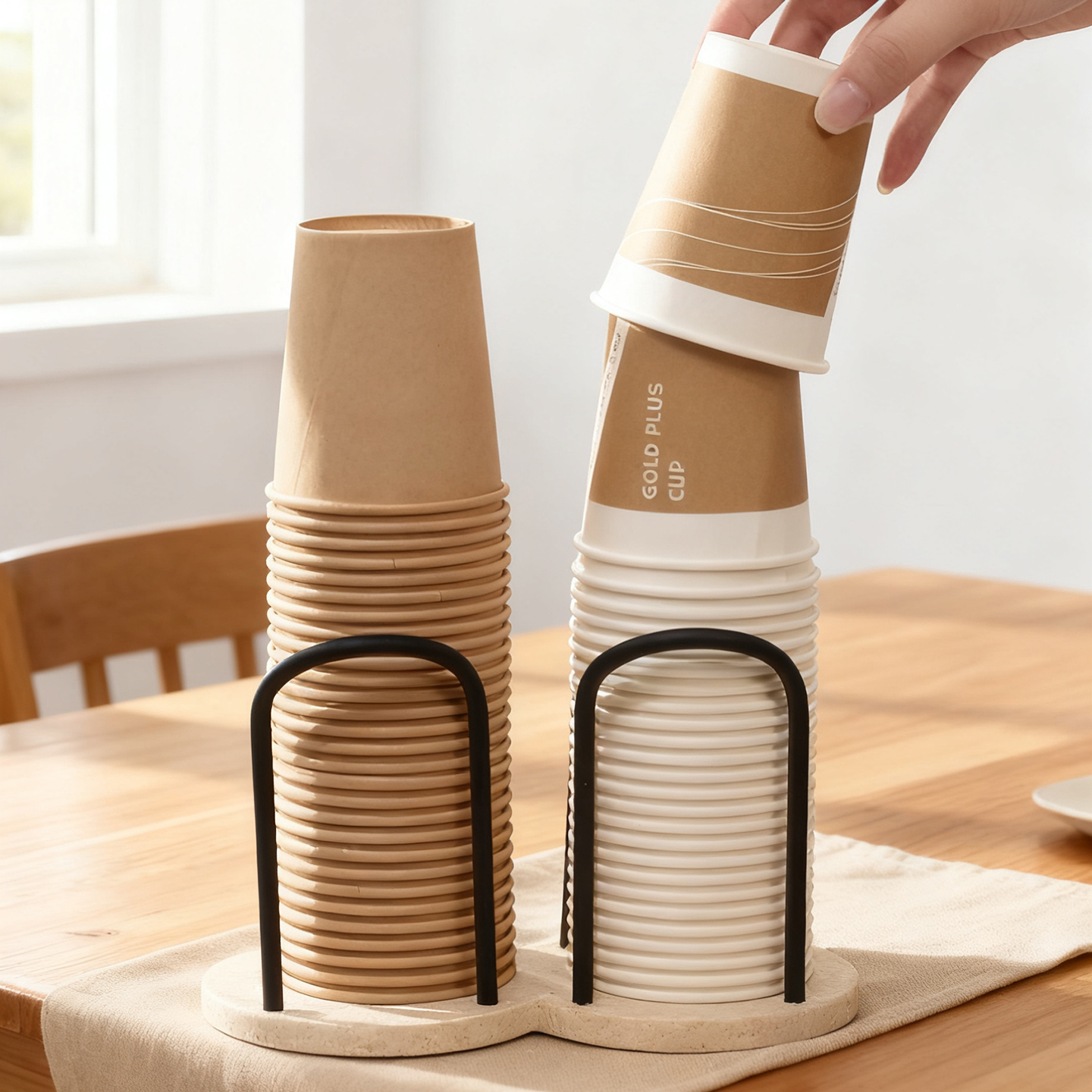 一次性杯子取杯器收纳置物