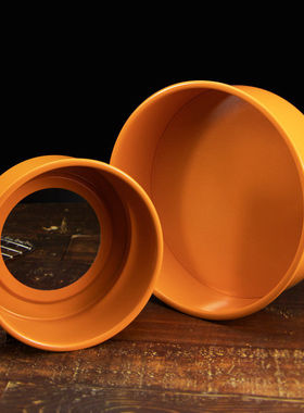 2026新款加厚碳钢活底蛋糕模具DIY烘焙6/8寸圆形橙色不粘烤盘