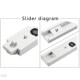 Aluminum track Slider Woodworking Track Slot Sliding slo