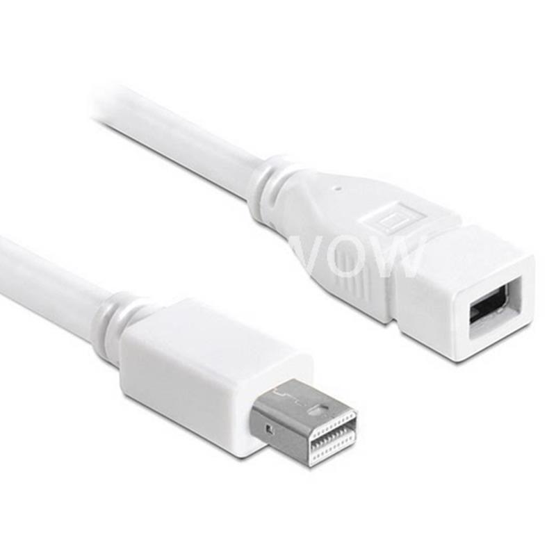 mini displayport视频延长线 迷你DP线 mini DP公对母加长线1.8米