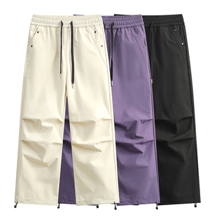 户外工装 休闲长裤 裤 机能风软壳防风防水时尚 男女同款 K09早秋新款