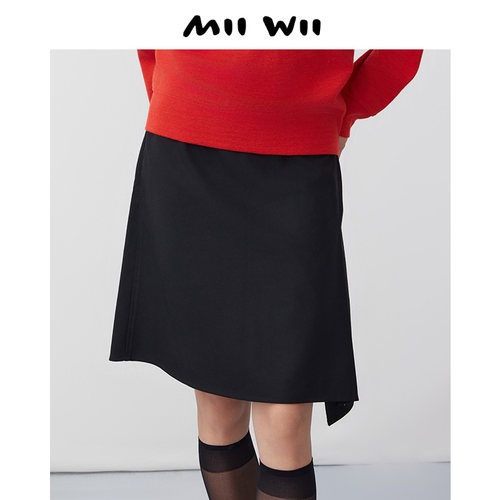 MIIWII/末·未黑色半裙