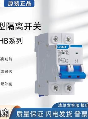 正泰昆仑隔离开关断路器NXHB-125 1P/2P/3P/4P 32A40A63A100A125A