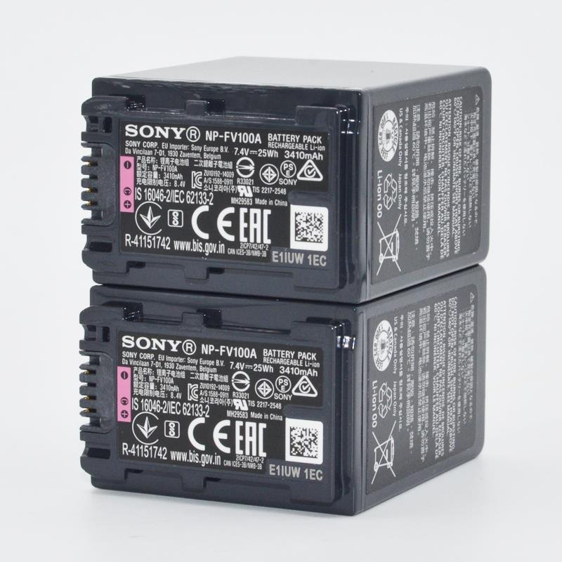 索尼 NP-FV100A 原装电池 适用 MC88 NX80 Z90 CX700E AX40AX45AX