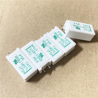 F5K TAM 10J 145 5W 10R 5% F5K100J14 日本带温度水泥电阻