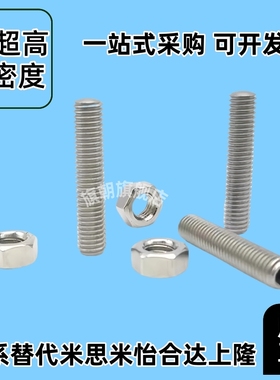 调整螺丝组件ANBNM8-20/25/30/35/40/45/50/60镀镍粗牙型内六角型