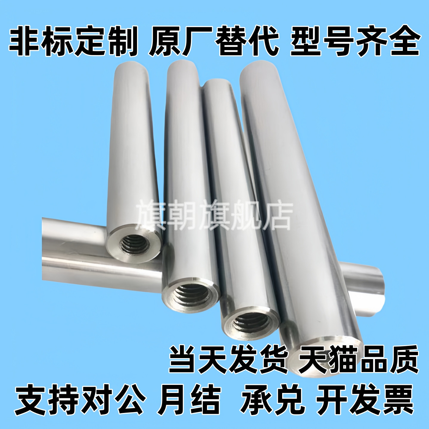 E-SCE22经济型导向轴 一端内螺纹型 D6/D8/D10/D12/D13带扳手槽型