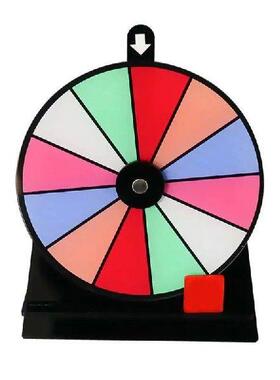 Rotating Wheel Drinking Game for Adults with Base Stand