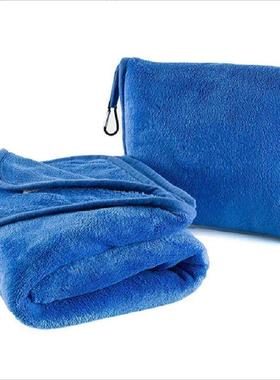 Airplane blanket with soft bag pillowcase Travel Essentials