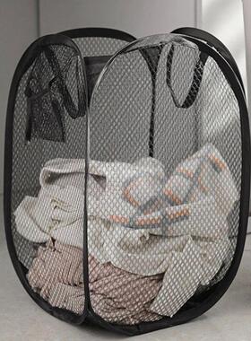 Folding Dirty Laundry Sorting Basket Washing Frame Bathroom
