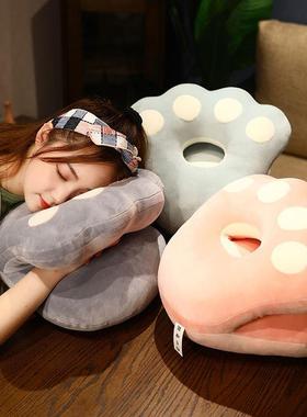 U-Shaped Desk Nap Pillow Neck Supporter Seat Cushion