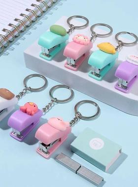 1PC Cartoon Cute Mini Stapler Portable 0 Staples Binding