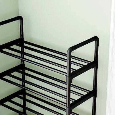 Shoe Rack Aluminum Metal Standing Shoe Rack DIY Shoes Shelf