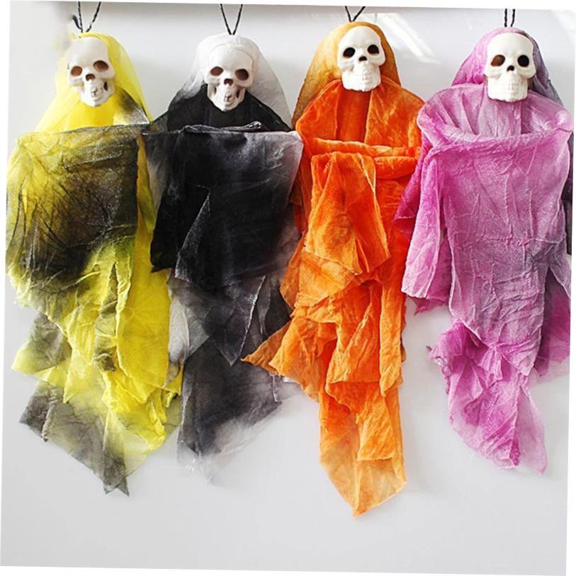 Halloween Skull Head Small Hanging Ghost Ornaments Doll Hall