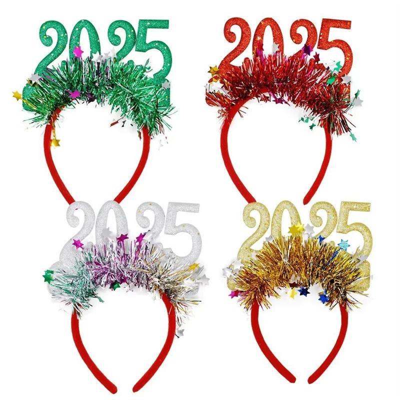 2025 New Years Eve Headband Shining Colorful