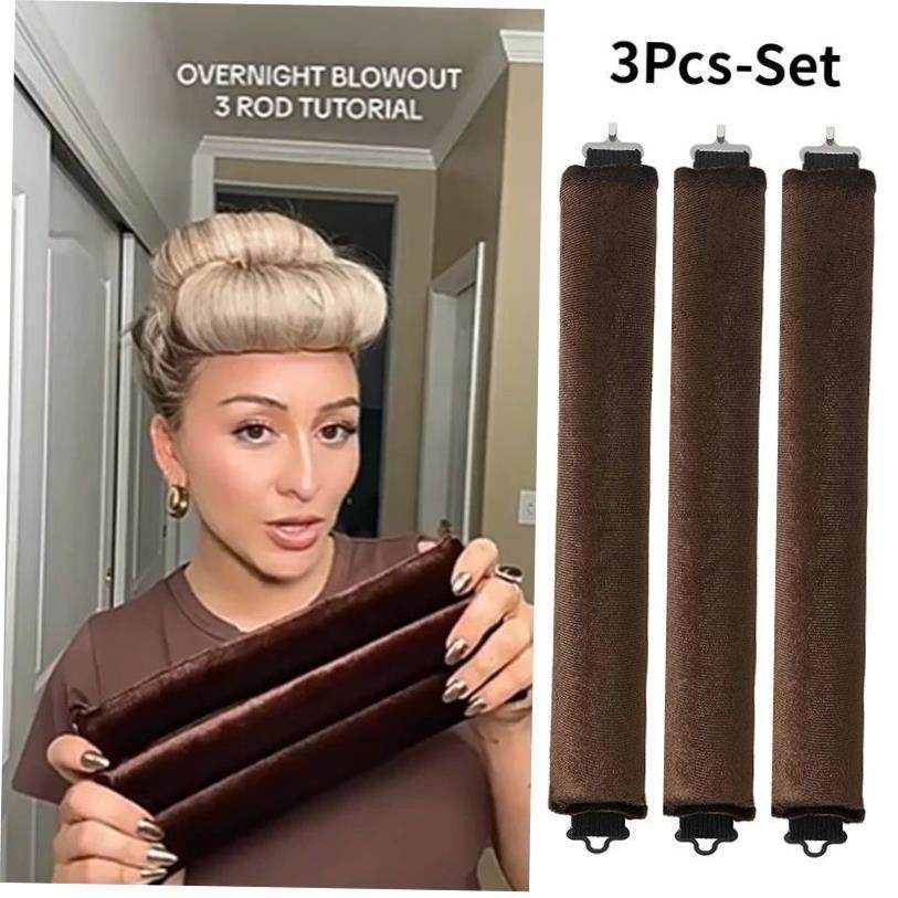 Heatless Curling Rod Headband Lazy Hair Curlers No Heat Hair