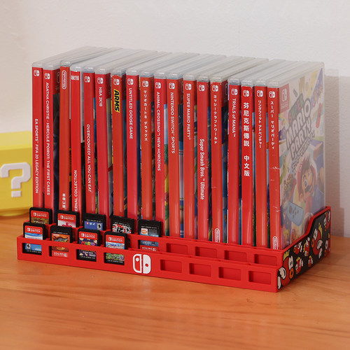 适用于任天堂switch卡带盒展示架多功能ns2游戏主机卡带收纳盒switch游戏卡支架ns周边配件展示收纳大容量
