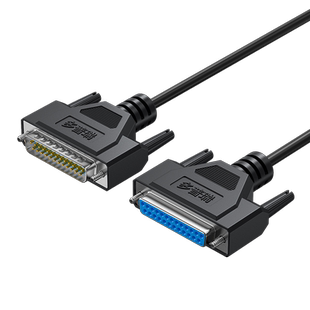 多普瑞 DB25针连接线公对公对母 DB25延长线 232串口打印机数据线
