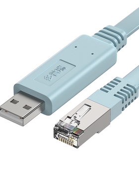 多普瑞 Console调试线 USB转RJ45控制线配置线 DB9转RJ45适用思科腾达华为TP-LINK交换机路由器