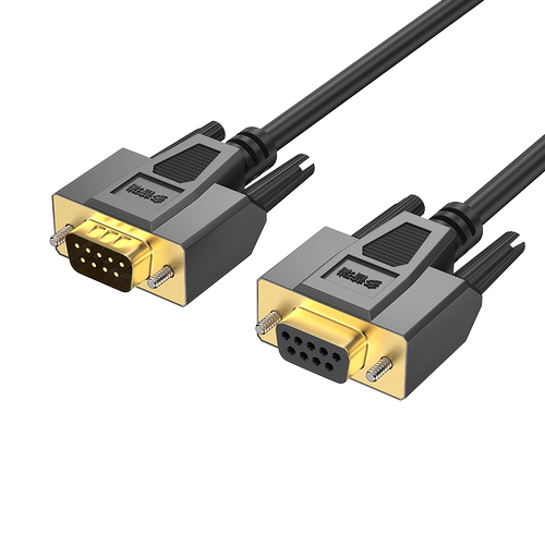 多普瑞 DB9串口线 9针串口线RS232RS485RS422com口直连交叉 can线