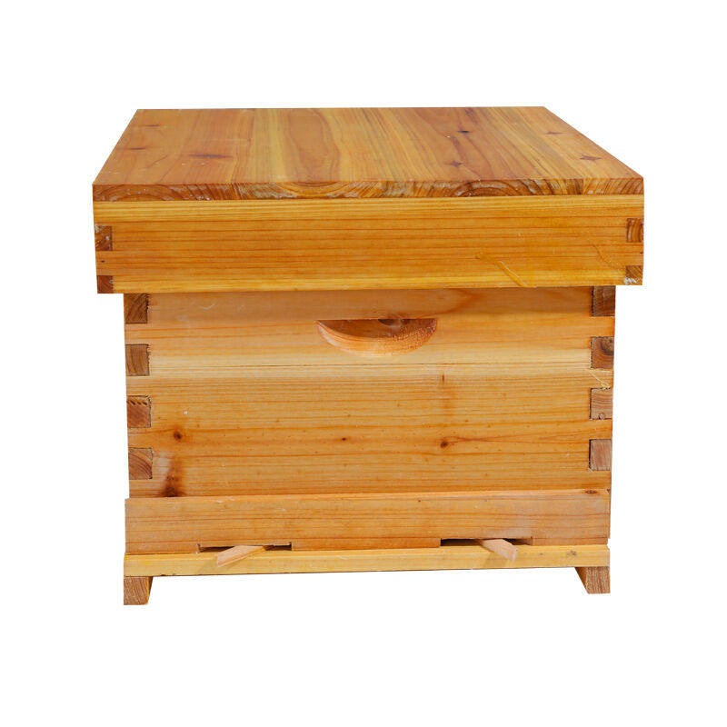 兰峰蜂箱养蜂工具全套煮蜡杉木蜜蜂箱中蜂标准平箱密蜂意蜂箱