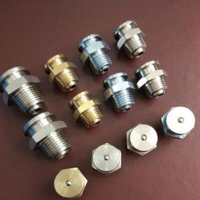 跃冠 DIN3404 1/4-22 碳钢 镀白锌 平扣式 船用油杯 黄油嘴 德标