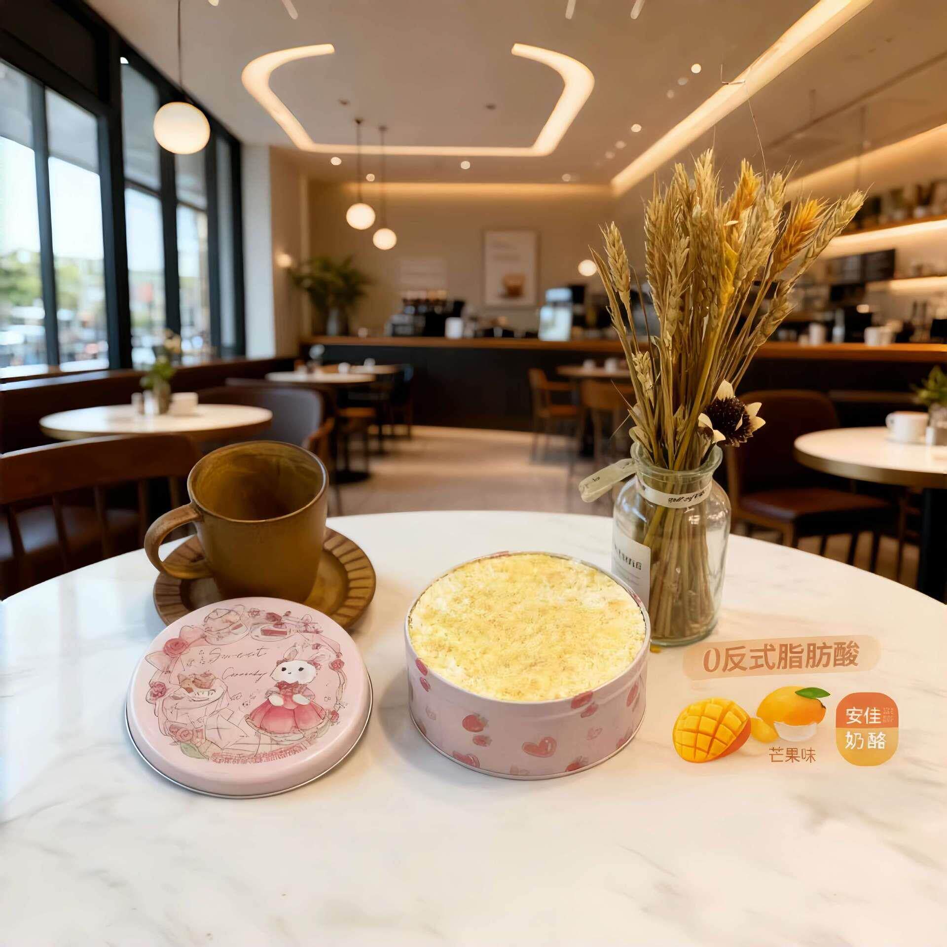 金属铁罐蛋糕动物奶酪奶油网红罐子糕点甜品爆浆休闲罐罐蛋糕零食