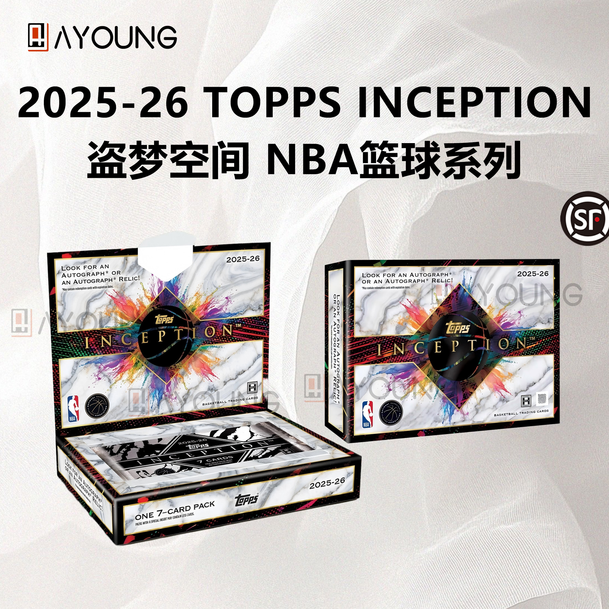 25/26  Topps Inception 盗梦空间 NBA篮球系列球星卡 盲盒收藏卡图片