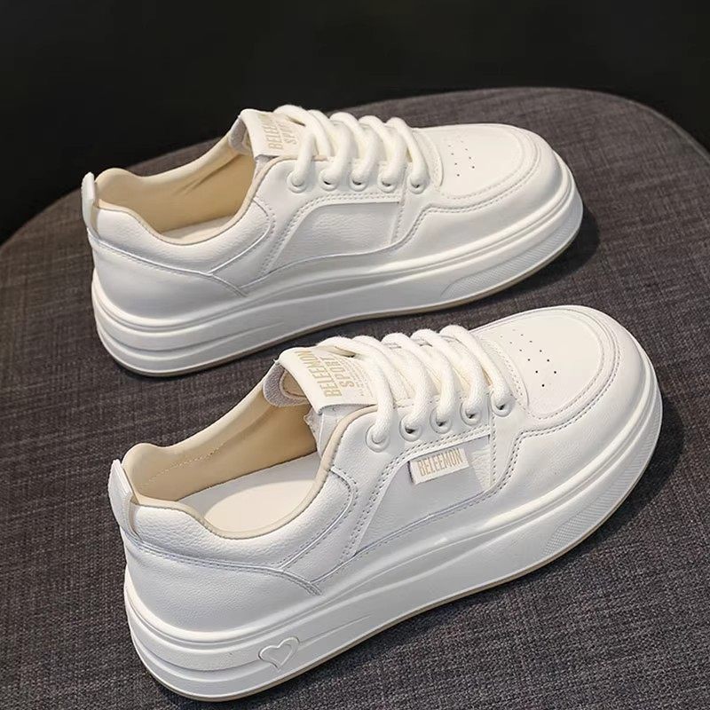 真皮小白鞋子女鞋2026春秋季新款板鞋休闲运动百搭不软底累脚单鞋