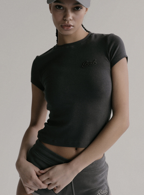 BADBLOOD[w-tee24-004] Beyond Soft 短袖T恤 - 炭灰色